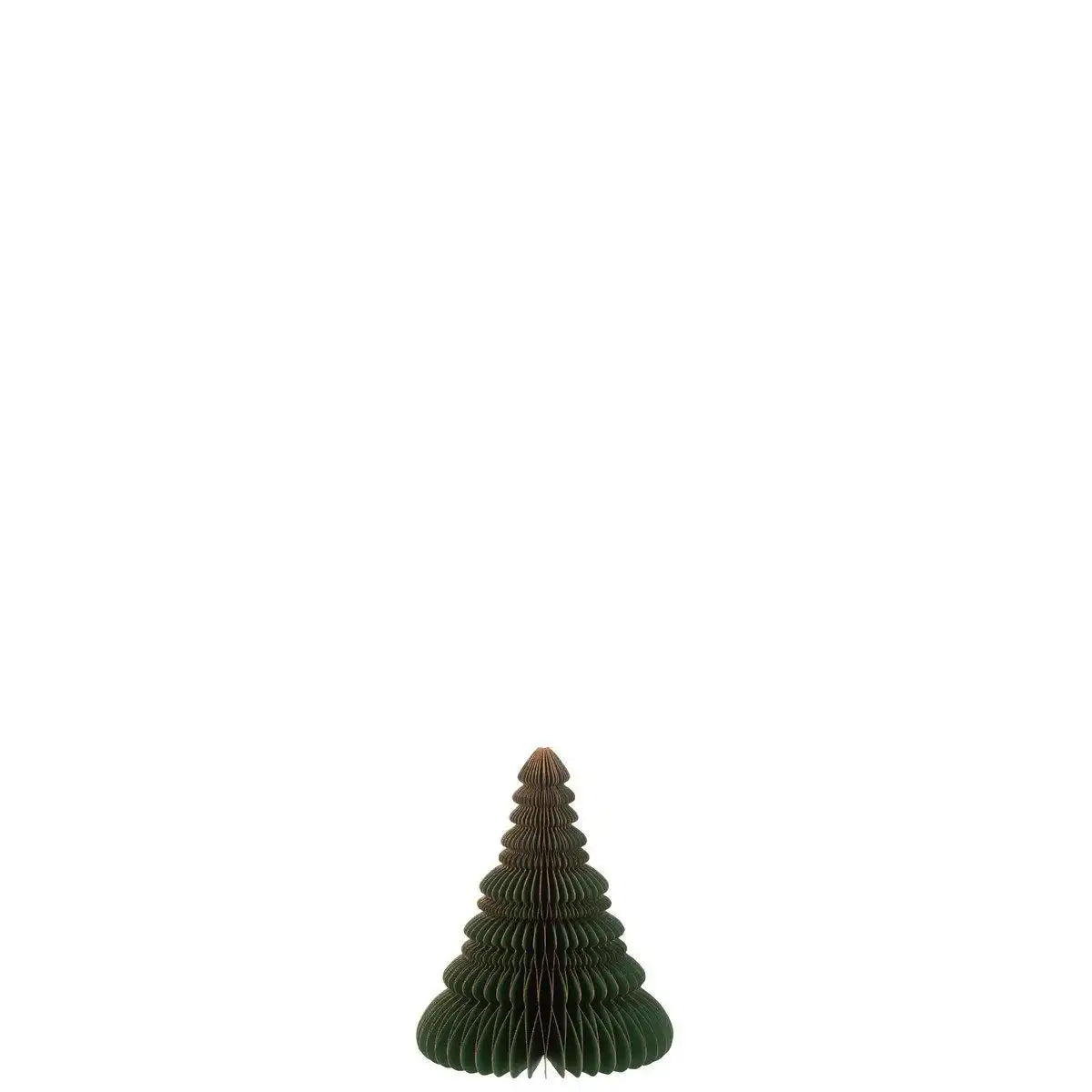 J-Line Kleiderbügel Weihnachtsbaum Papier Dunkelgrün/Kupfer Klein - HomeDesign Knaus