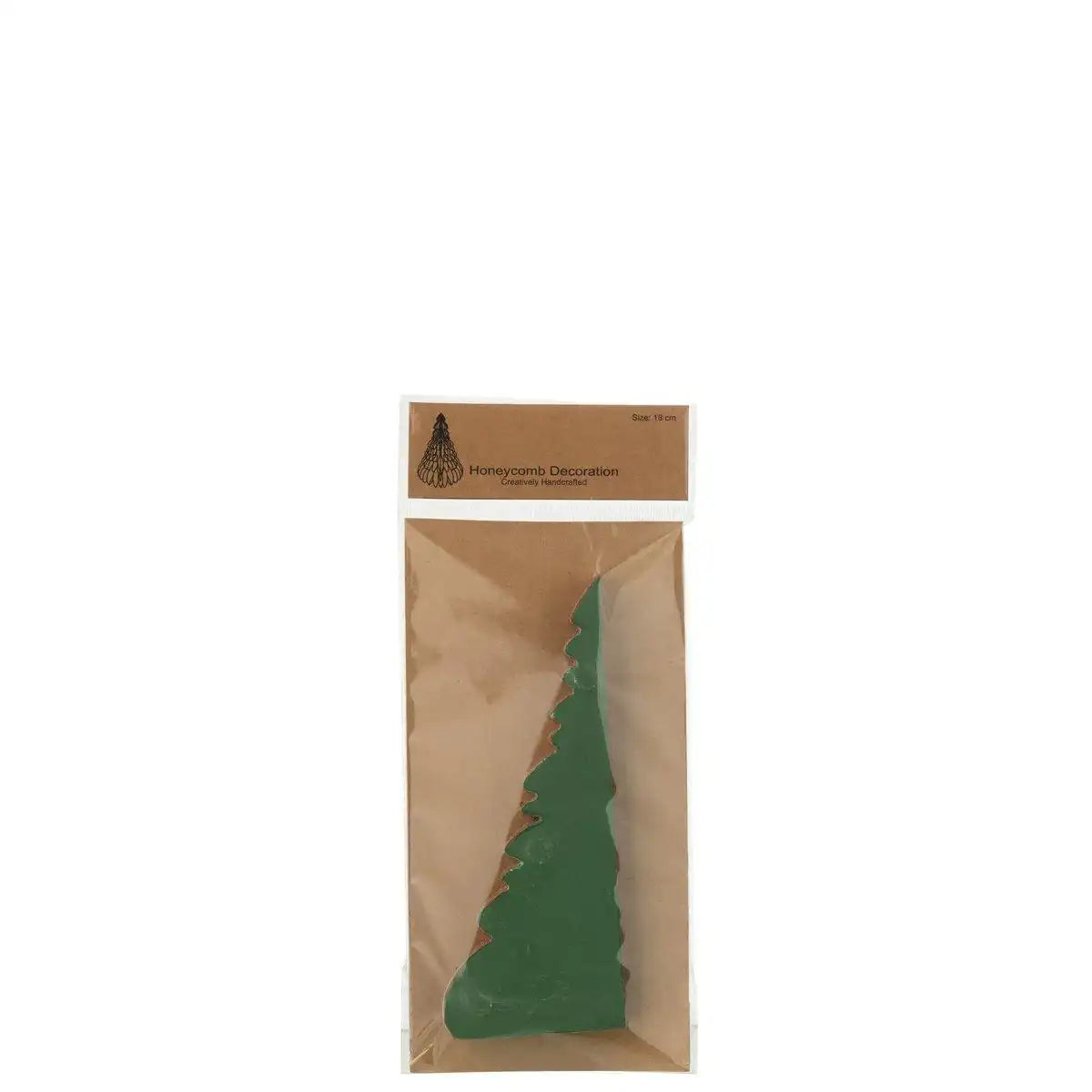 J-Line Kleiderbügel Weihnachtsbaum Papier Dunkelgrün/Kupfer Klein - HomeDesign Knaus