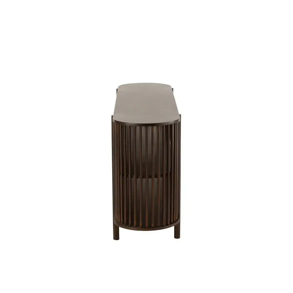 J-Line Konsole 2 Planken Conie Mangoholz Dunkelbraun - HomeDesign Knaus