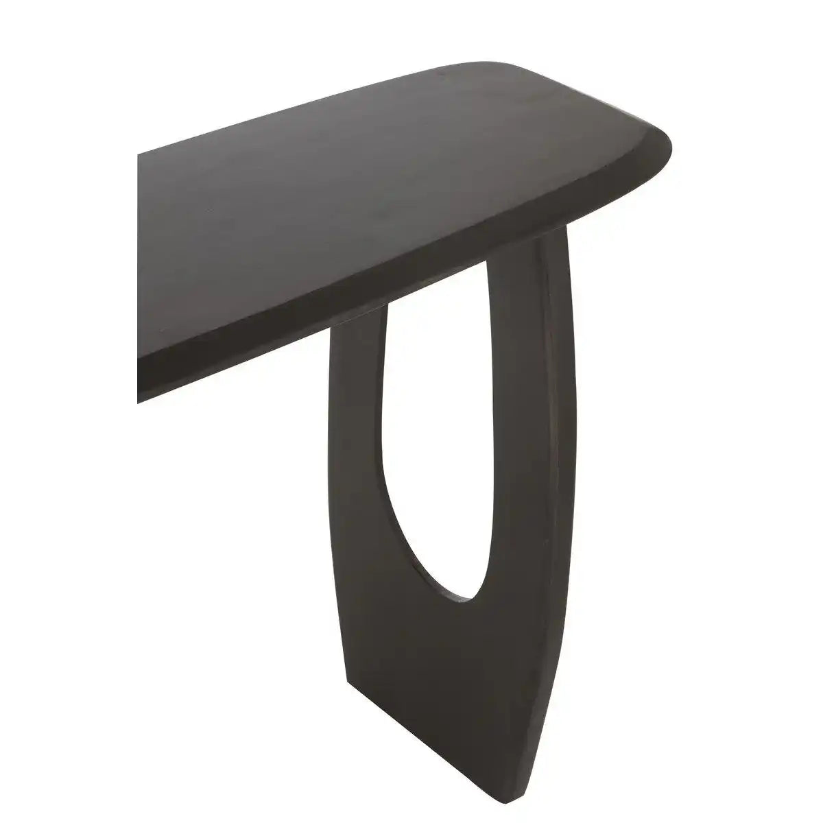 J-Line Konsole Mark Mangoholz Schwarz - HomeDesign Knaus
