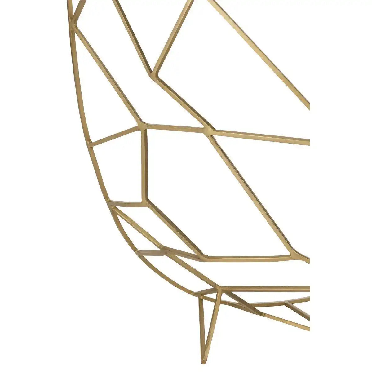 J-Line Konsole Moza Metall/Glas Gold - HomeDesign Knaus