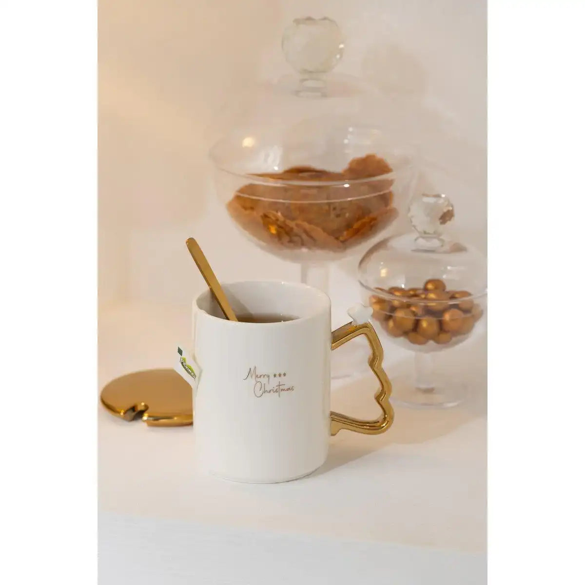 J-Line Konsole Moza Metall/Marmor Gold - HomeDesign Knaus
