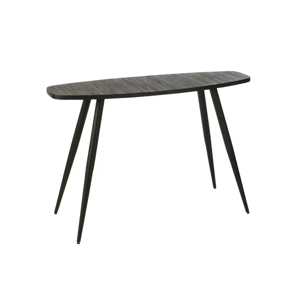 J-Line Konsole Oval – Holz – Schwarz - HomeDesign Knaus