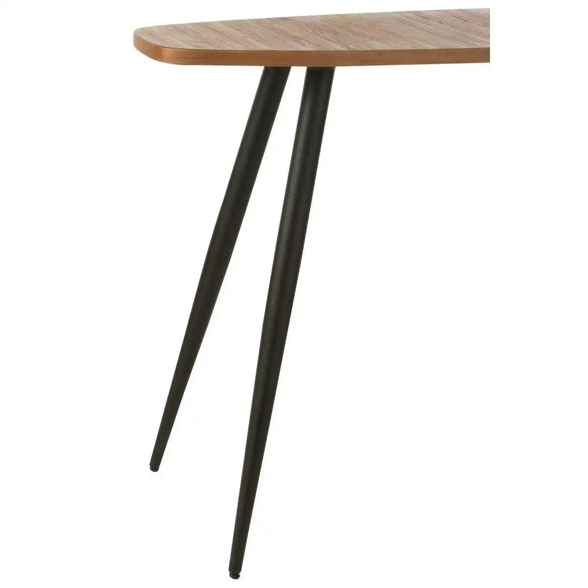 J-Line-Konsole Oval – recyceltes Holz – natürlich - HomeDesign Knaus