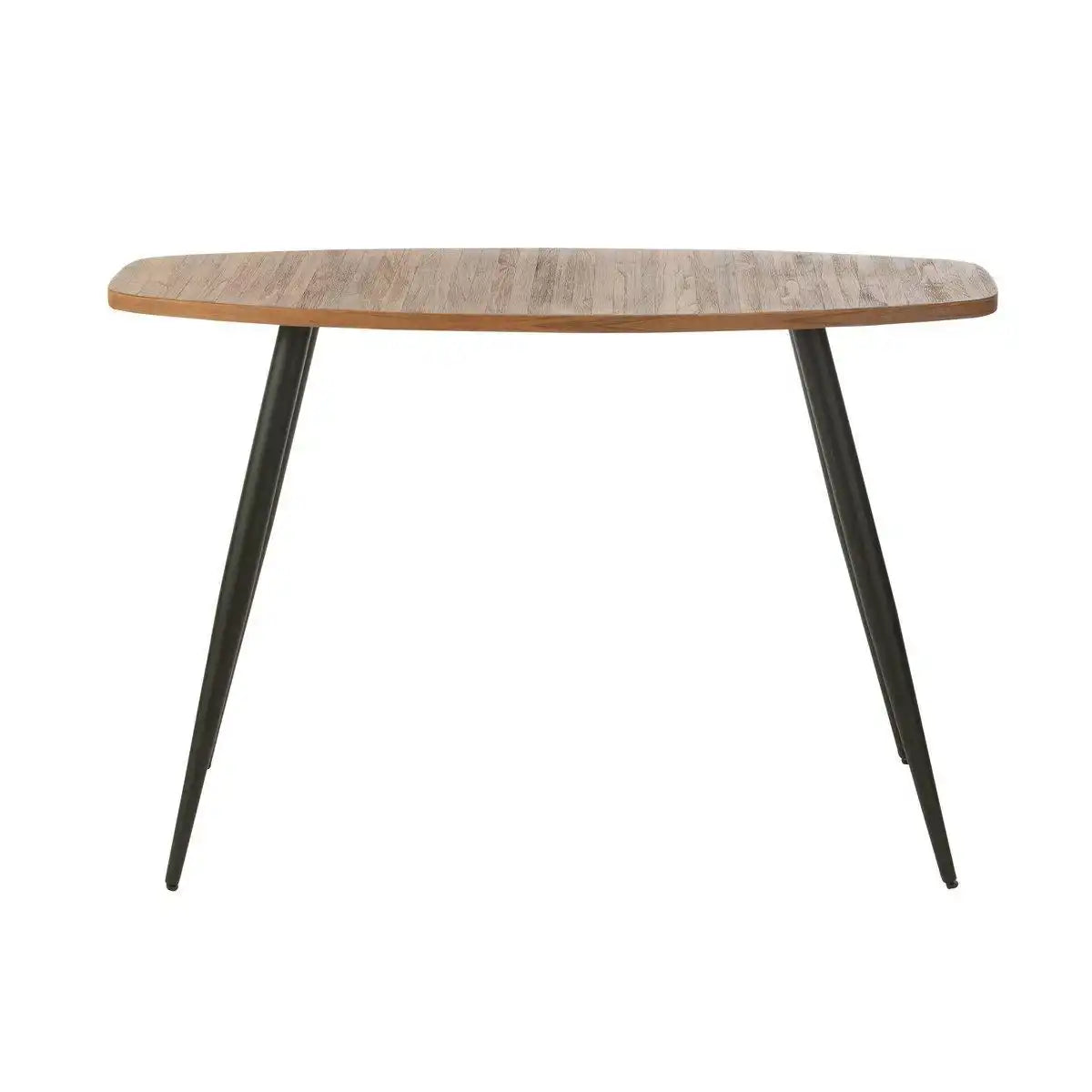 J-Line-Konsole Oval – recyceltes Holz – natürlich - HomeDesign Knaus