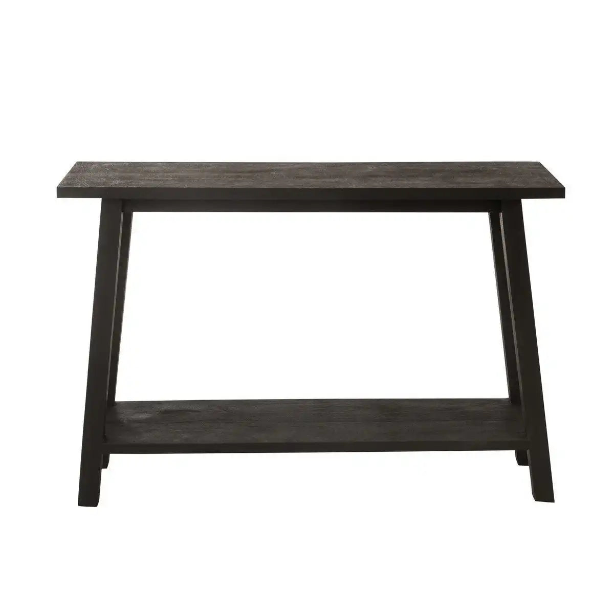 J-Line Konsole Quadratisch Mangoholz Schwarz - HomeDesign Knaus