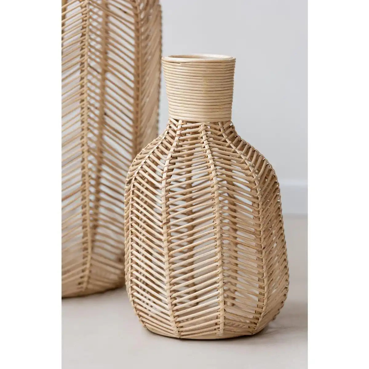 J-Line Korbflasche – Bast – Natur - HomeDesign Knaus
