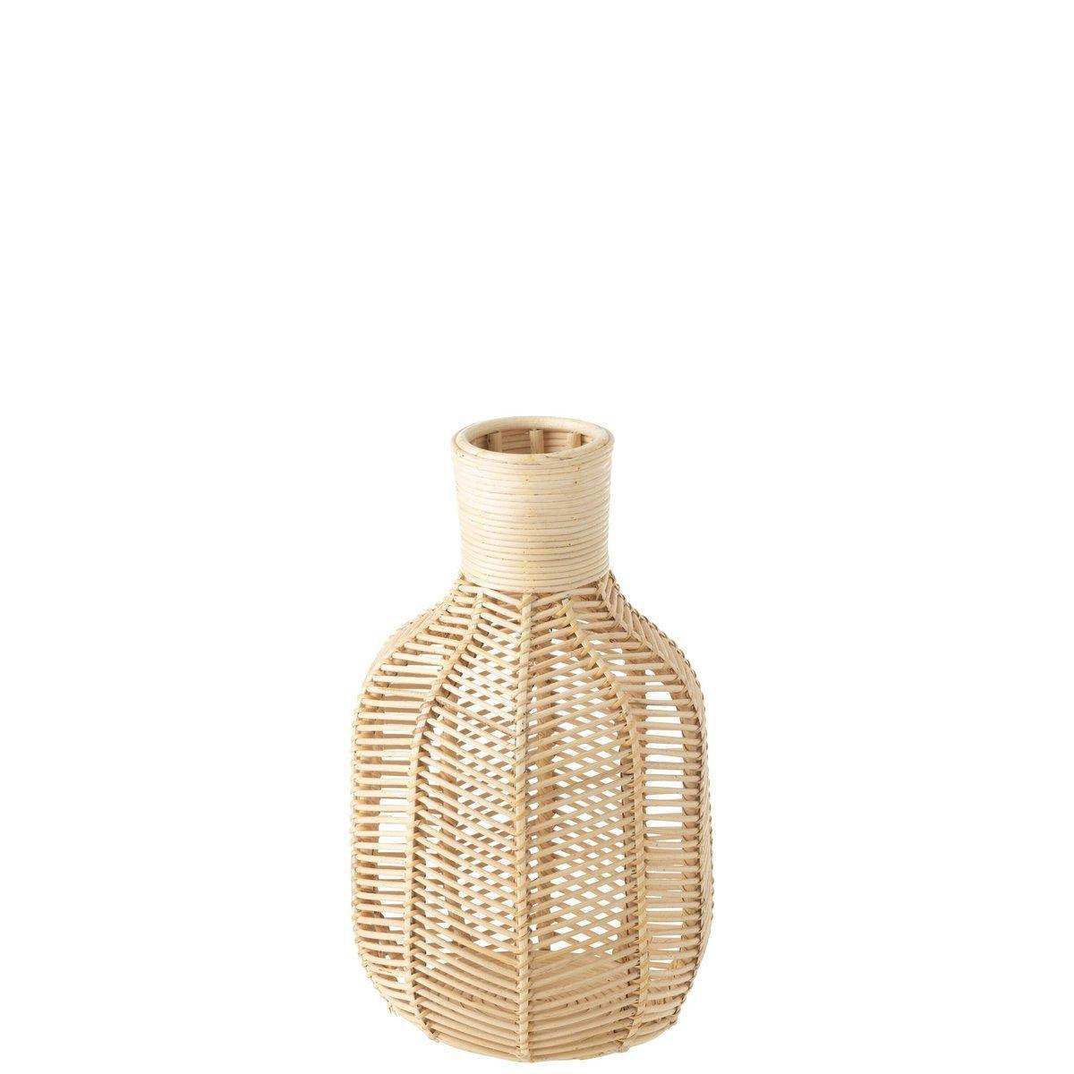 J-Line Korbflasche – Bast – Natur - HomeDesign Knaus