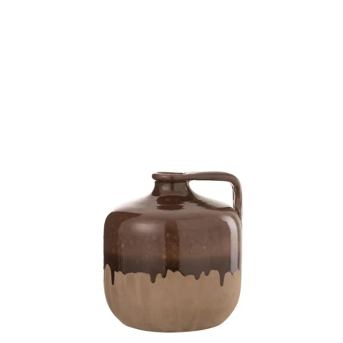 J-Line Krug Henkel - Keramik - Beige/Braun - klein - HomeDesign Knaus