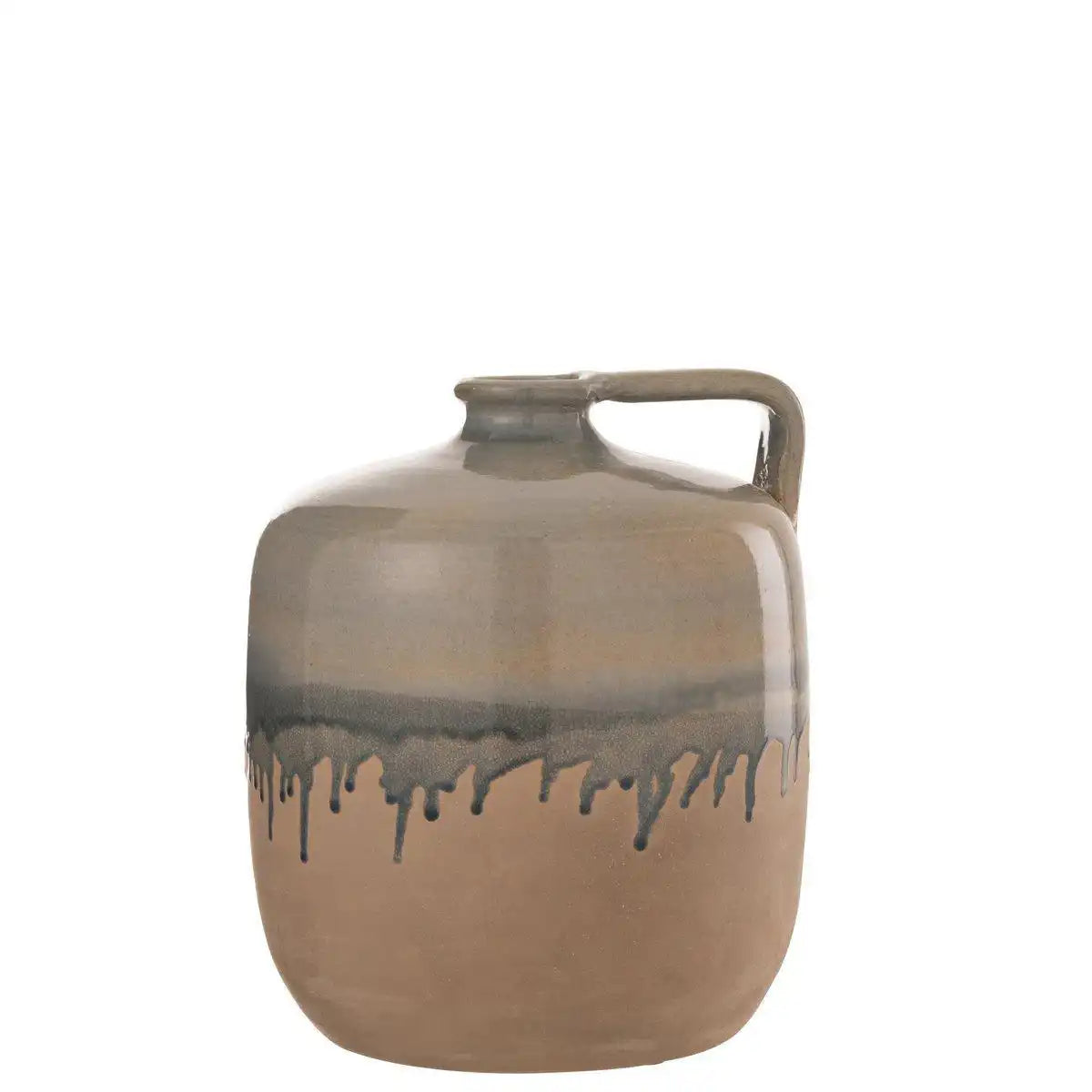 J-Line Kruggriff – Keramik – Beige/Grau – groß - HomeDesign Knaus