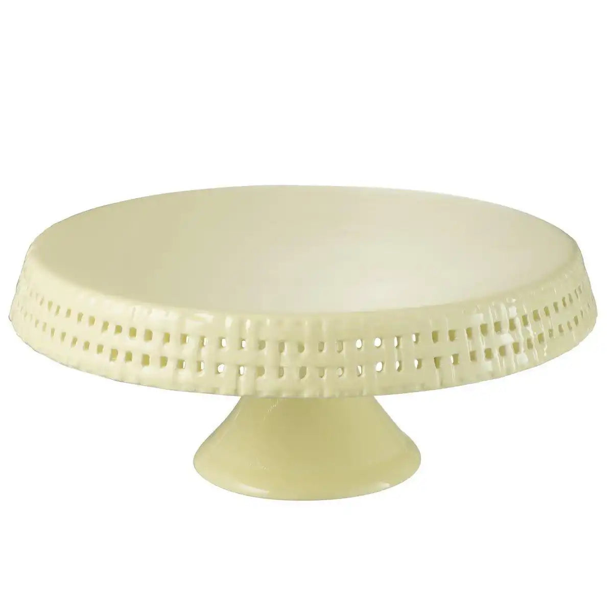 J-Line Kuchenteller - Tortenständer - Keramik - Gelb - L - HomeDesign Knaus