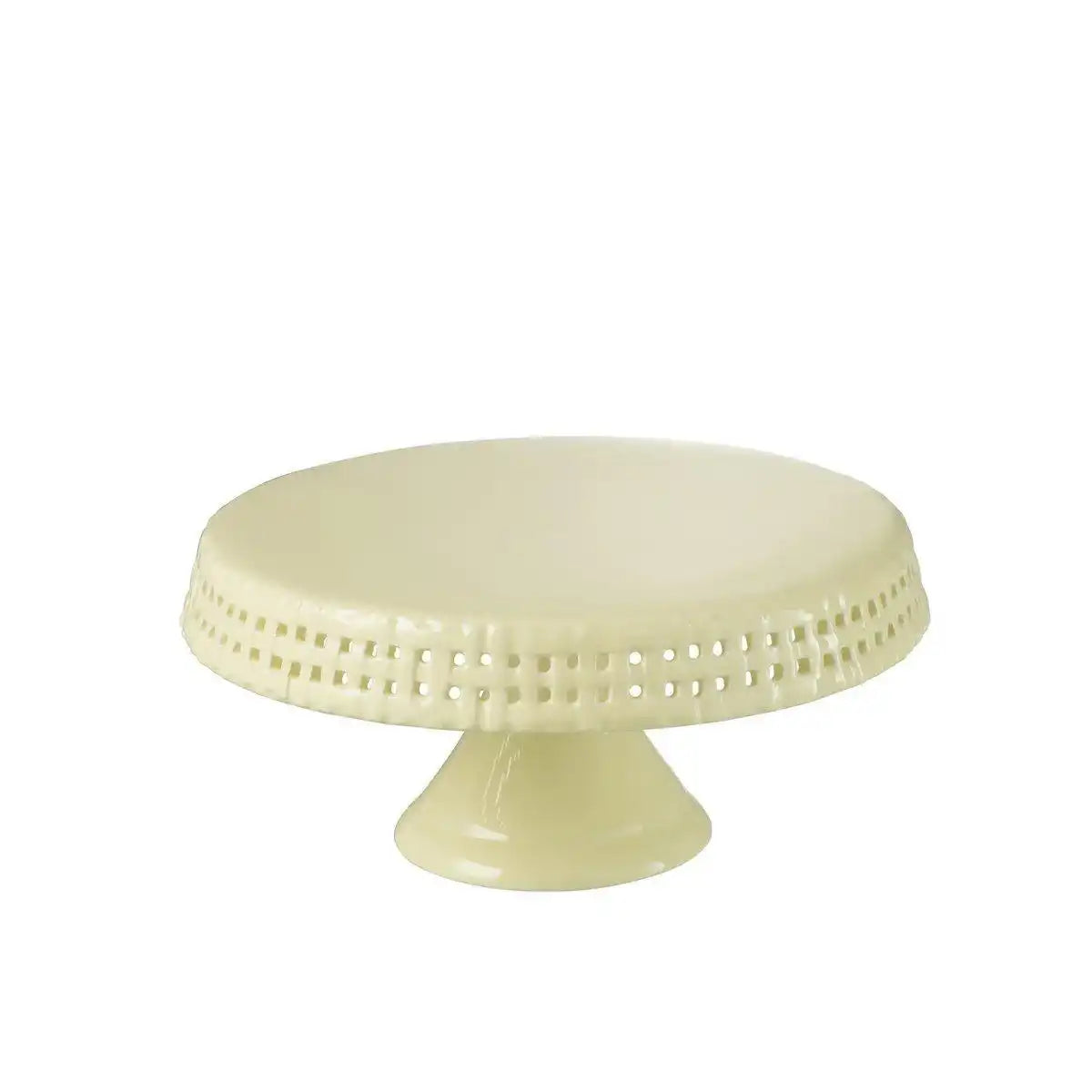 J-Line Kuchenteller - Tortenständer - Keramik - Gelb - M - HomeDesign Knaus