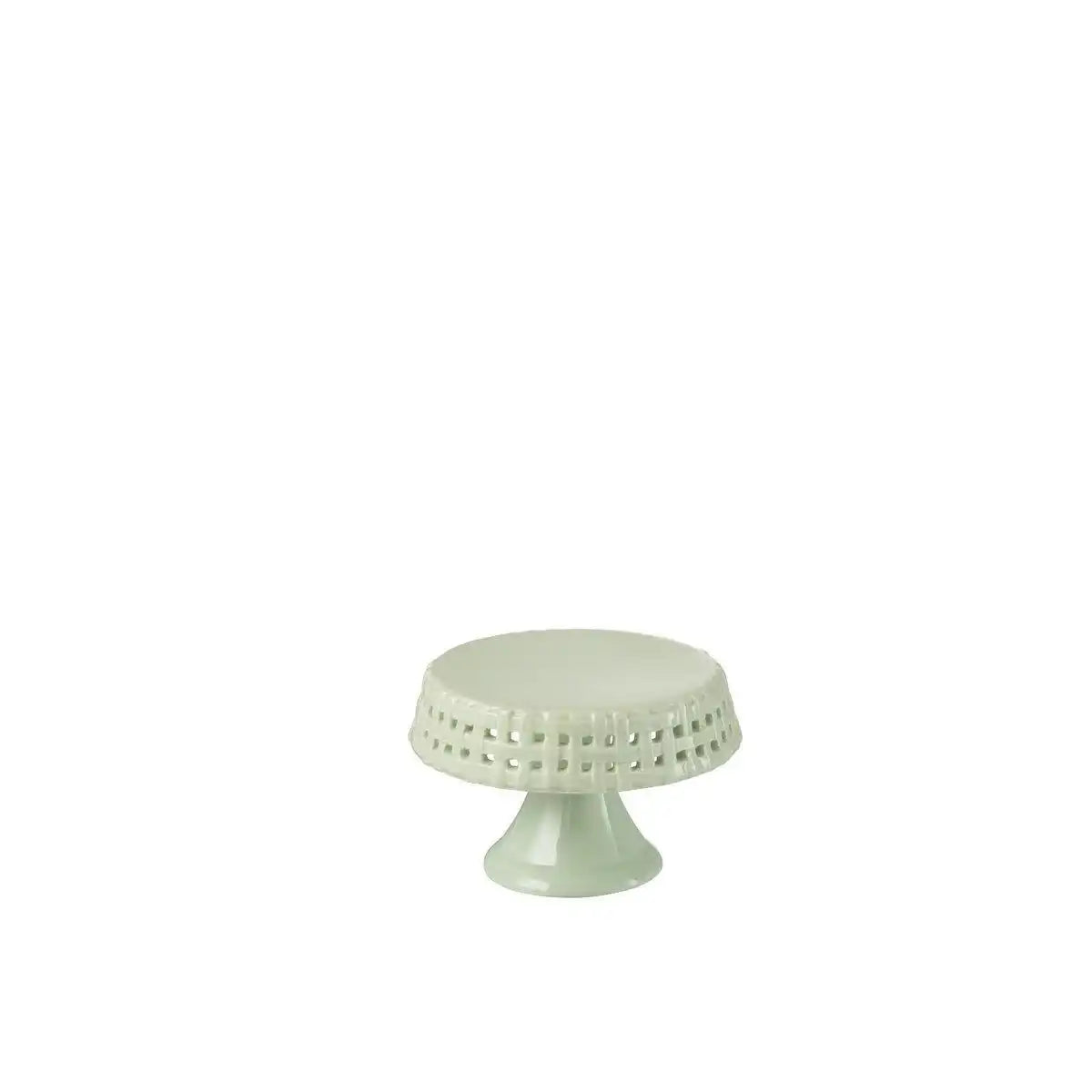 J-Line Kuchenteller - Tortenständer - Keramik - Grün - S - HomeDesign Knaus
