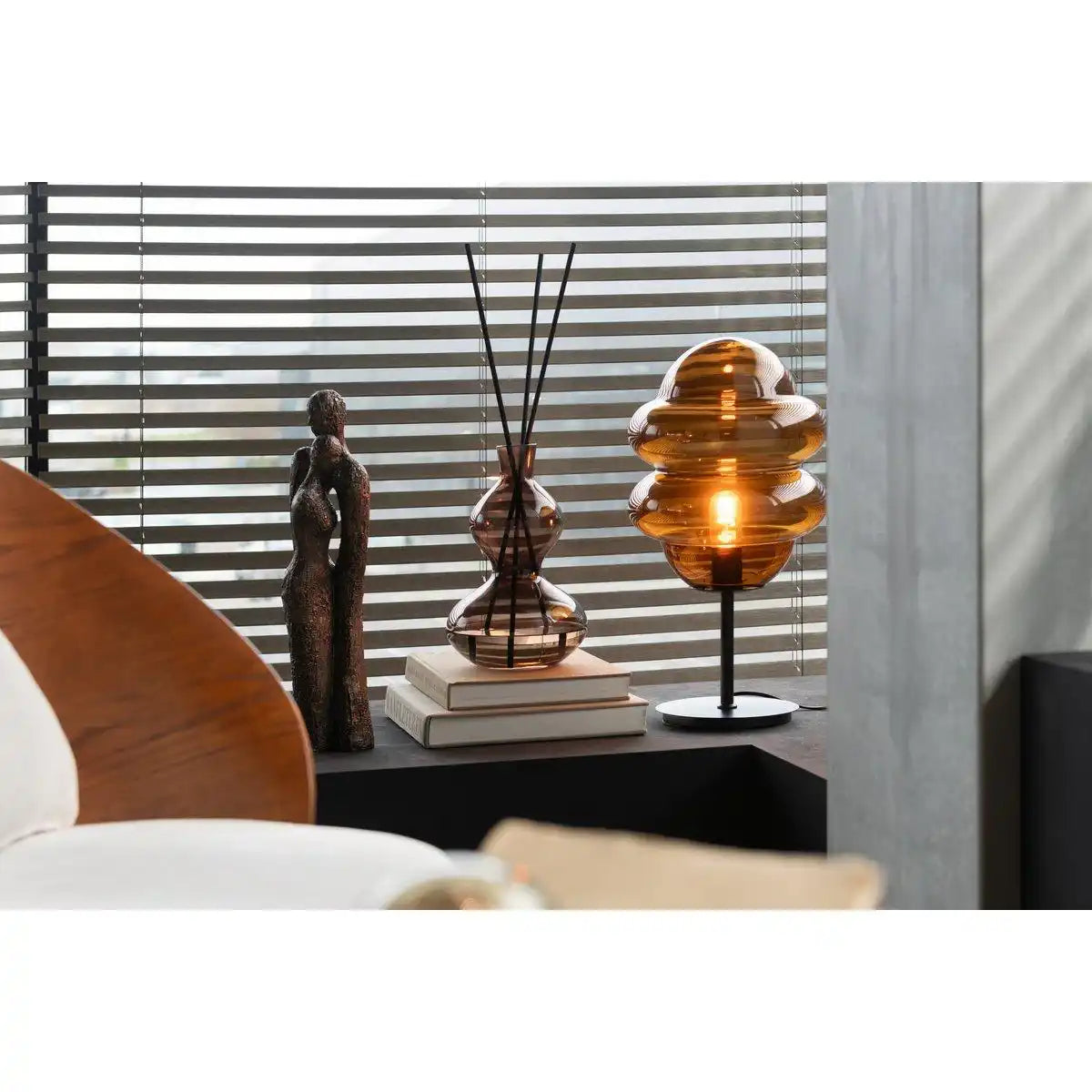J-Line Kuschelpaar Modern Resine Braun/Gold - HomeDesign Knaus