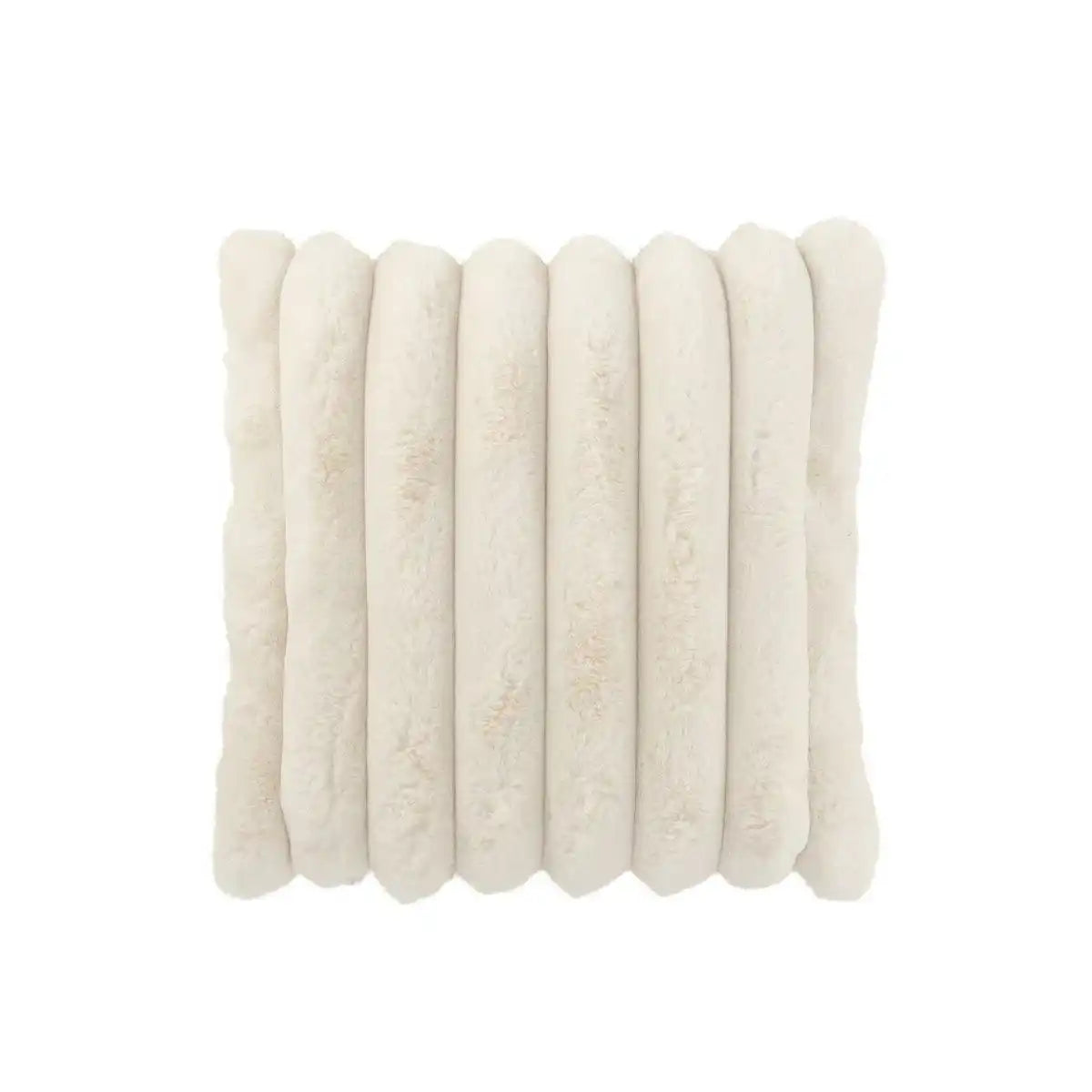 J-Line Kussen Large Cord Polyester Wit - HomeDesign Knaus