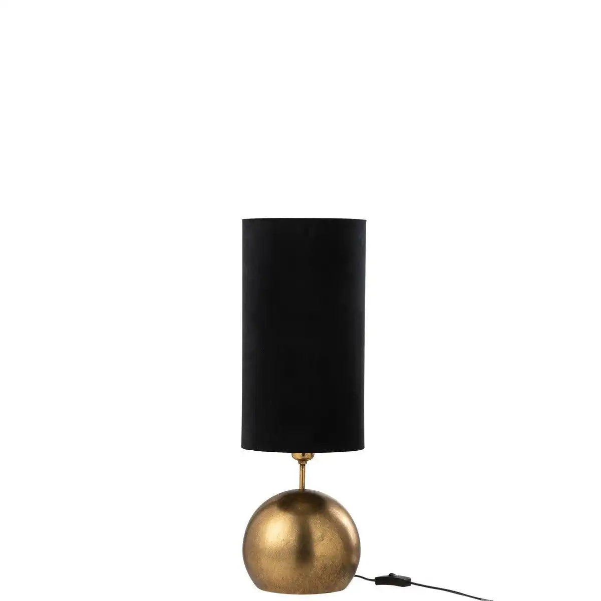 J-Line Lampe Ball Eisen/Samtgold/Schwarz - HomeDesign Knaus