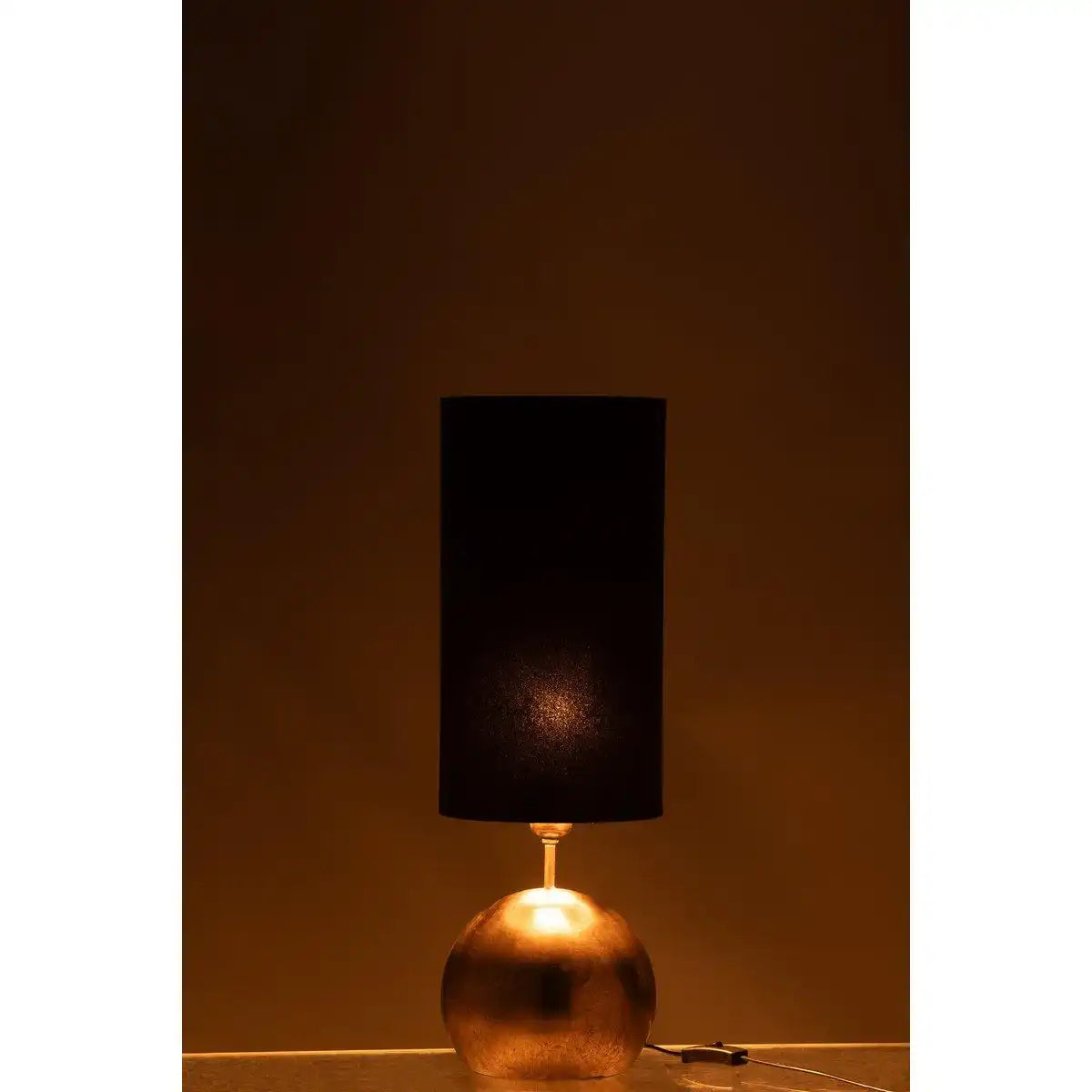J-Line Lampe Ball Eisen/Samtgold/Schwarz - HomeDesign Knaus