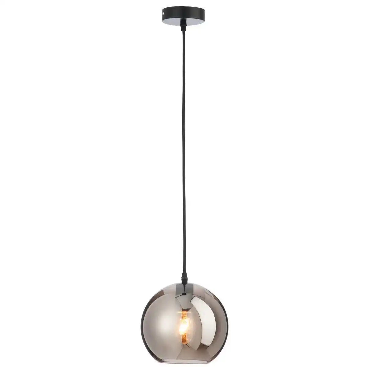 J-Line Lampe Ball Mirror - Glas - Silber - klein - HomeDesign Knaus