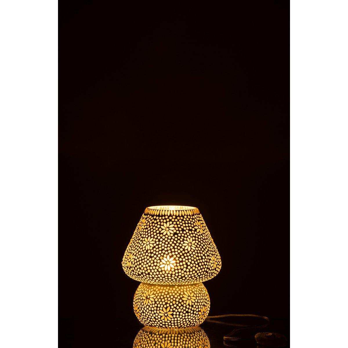 J-Line Lampe Bram - Glas - Gelb - klein - HomeDesign Knaus