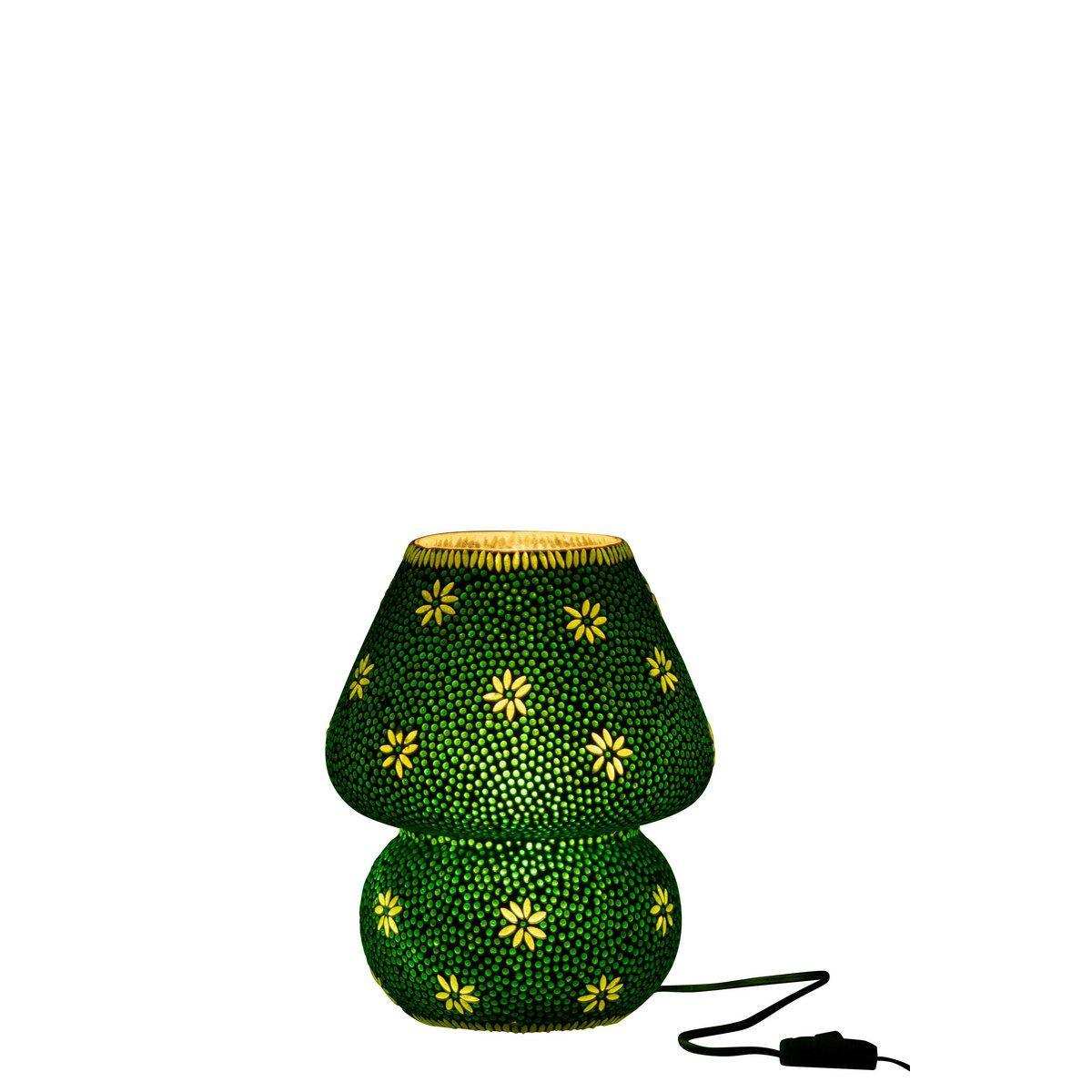 J-Line Lampe Bram - Glas - Grün - Mittel - HomeDesign Knaus