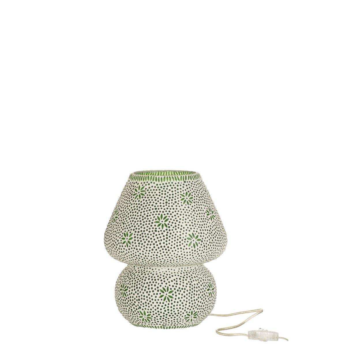 J-Line Lampe Bram - Glas - Grün - Mittel - HomeDesign Knaus