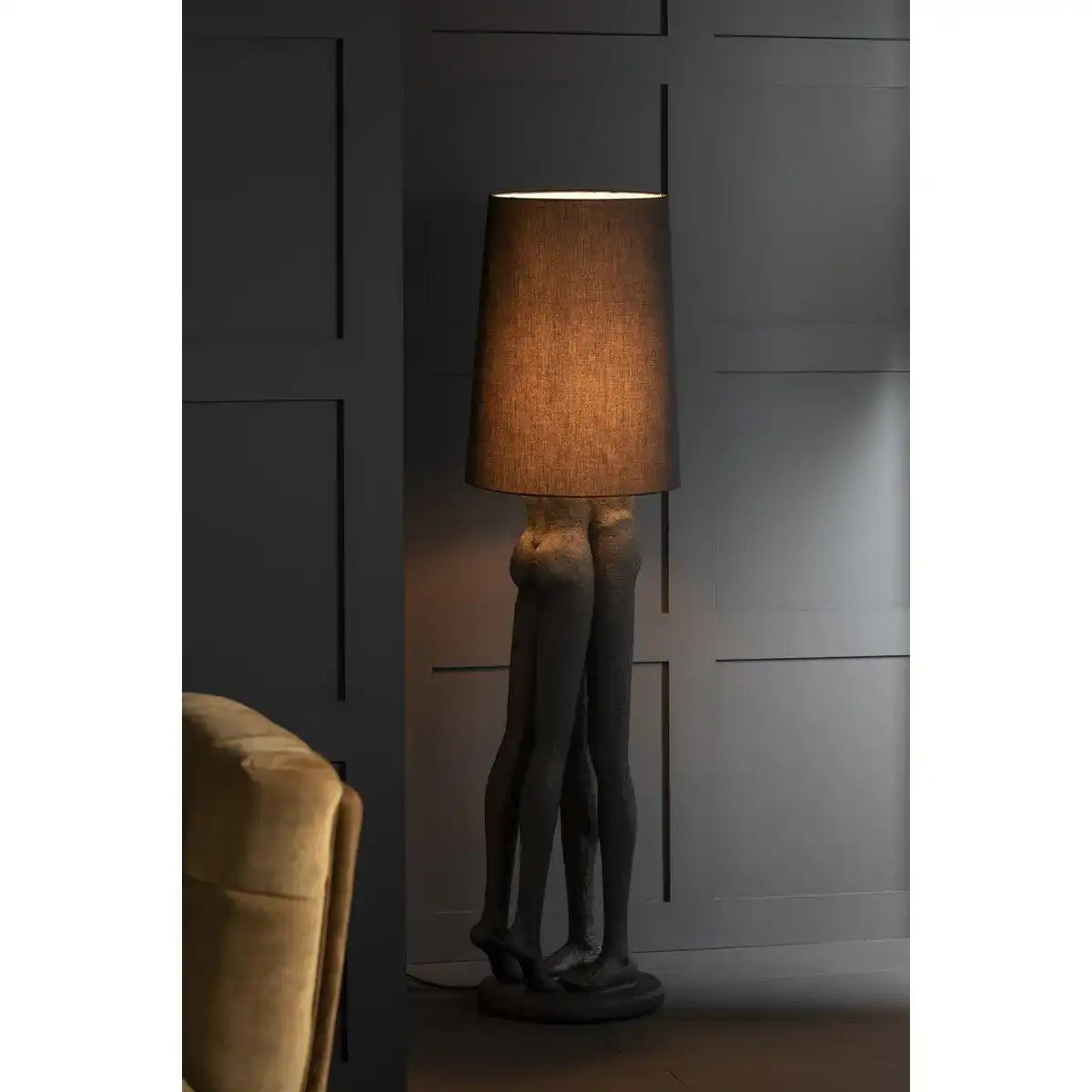 J-Line Lampe Couple - Polyresin - Schwarz - HomeDesign Knaus