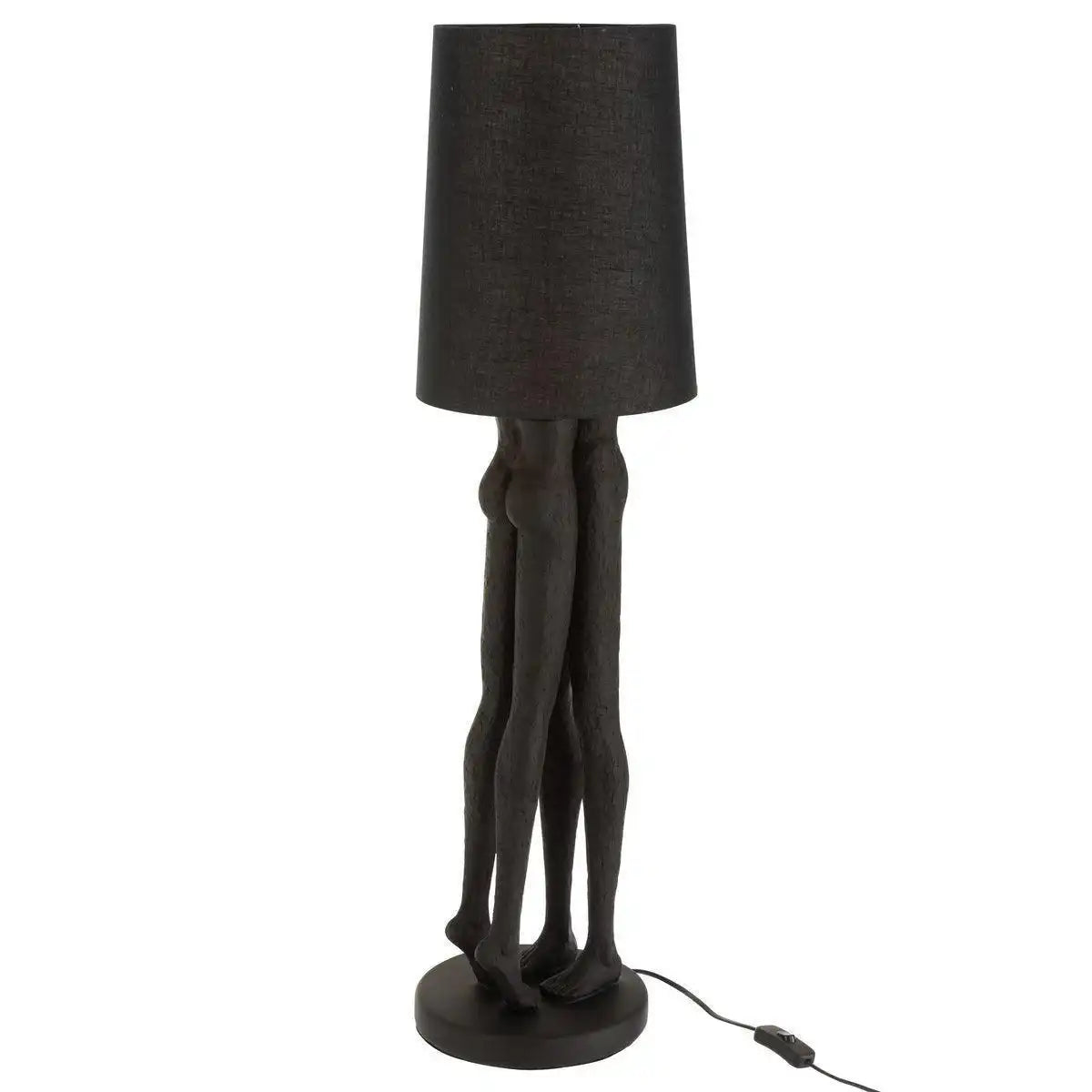 J-Line Lampe Couple - Polyresin - Schwarz - HomeDesign Knaus