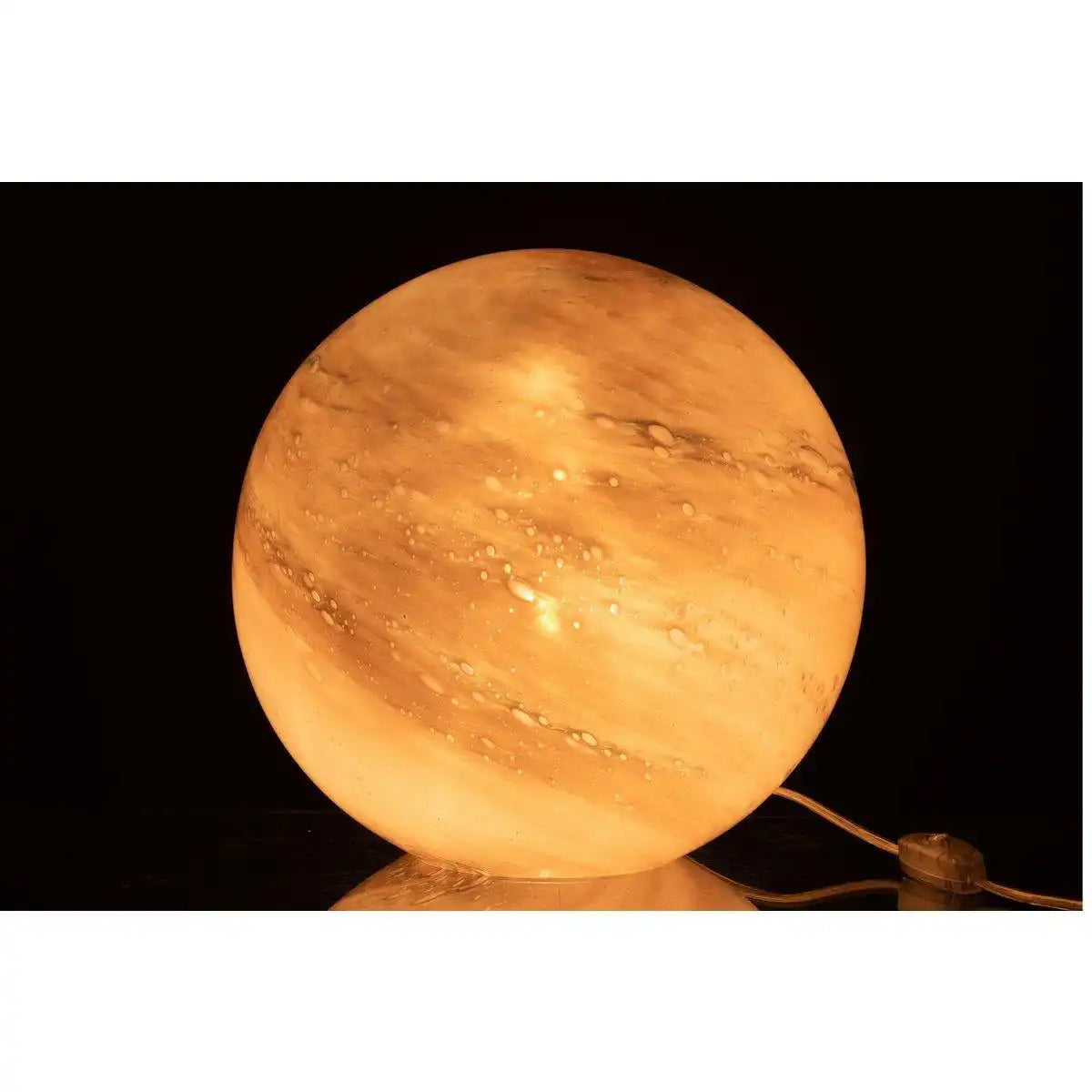 J-Line Lampe Dany Rond - Glas - Rose - groß - HomeDesign Knaus