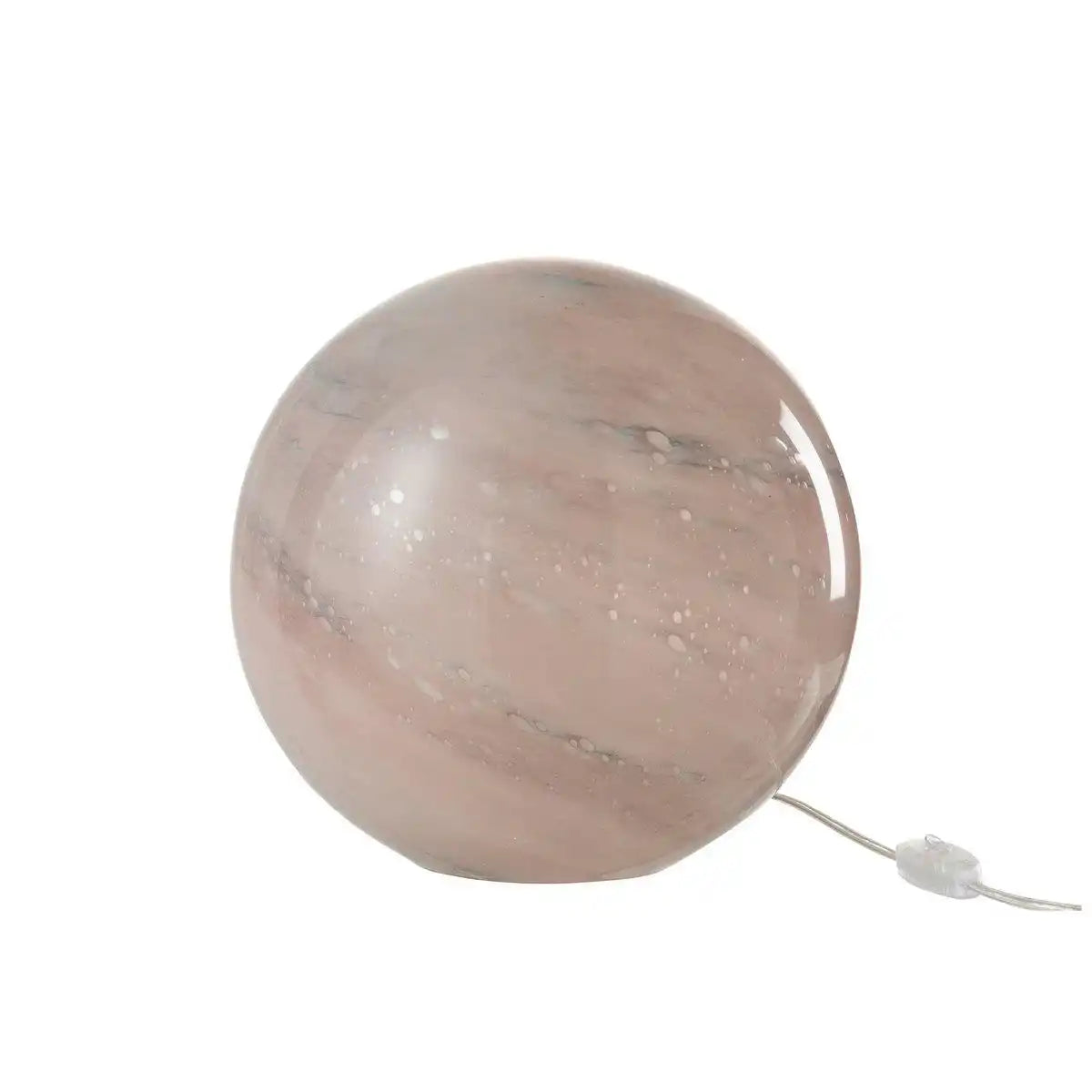 J-Line Lampe Dany Rond - Glas - Rose - groß - HomeDesign Knaus
