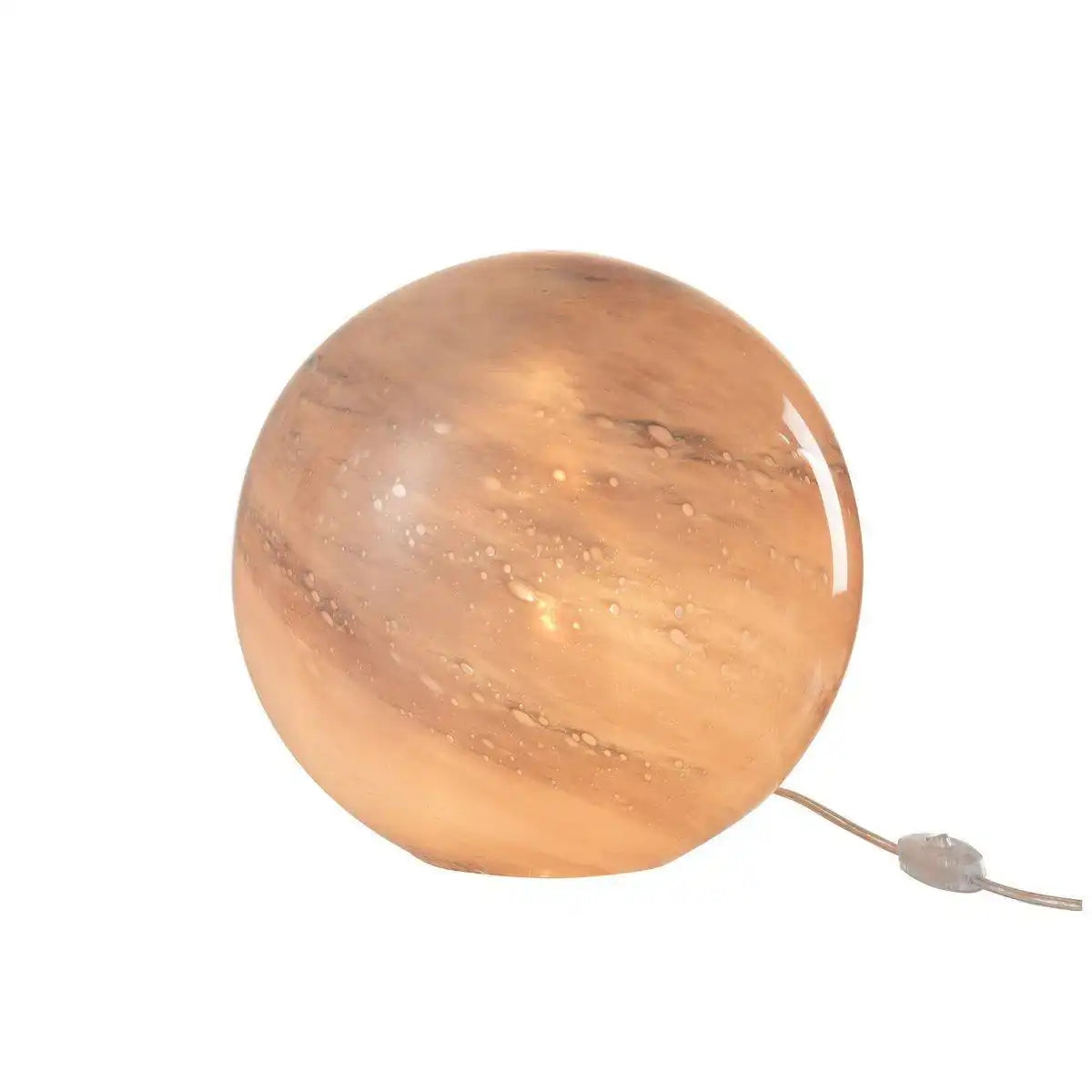 J-Line Lampe Dany Rond - Glas - Rose - groß - HomeDesign Knaus