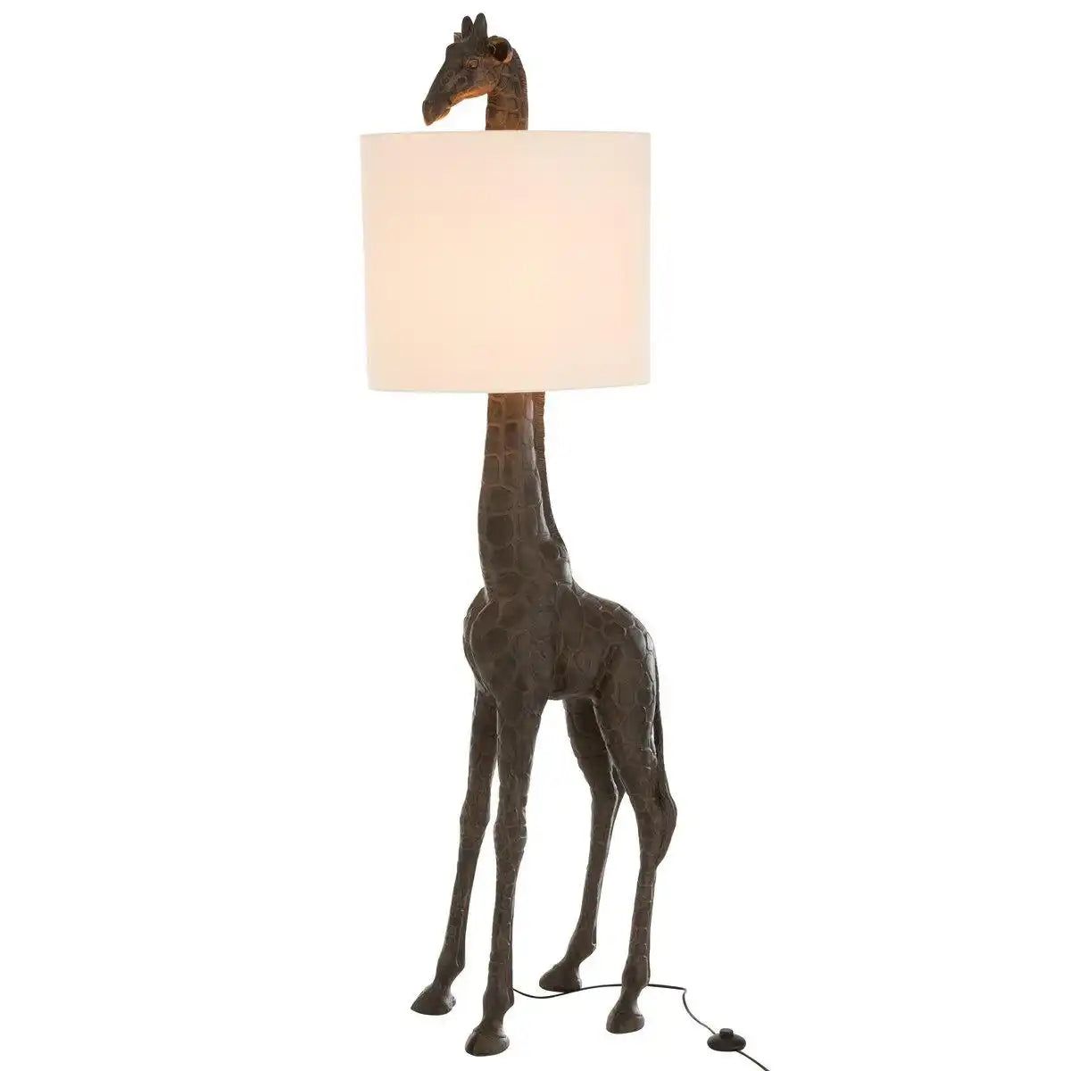 J-Line Lampe Giraffe - Polyresin - Dunkelbraun - HomeDesign Knaus