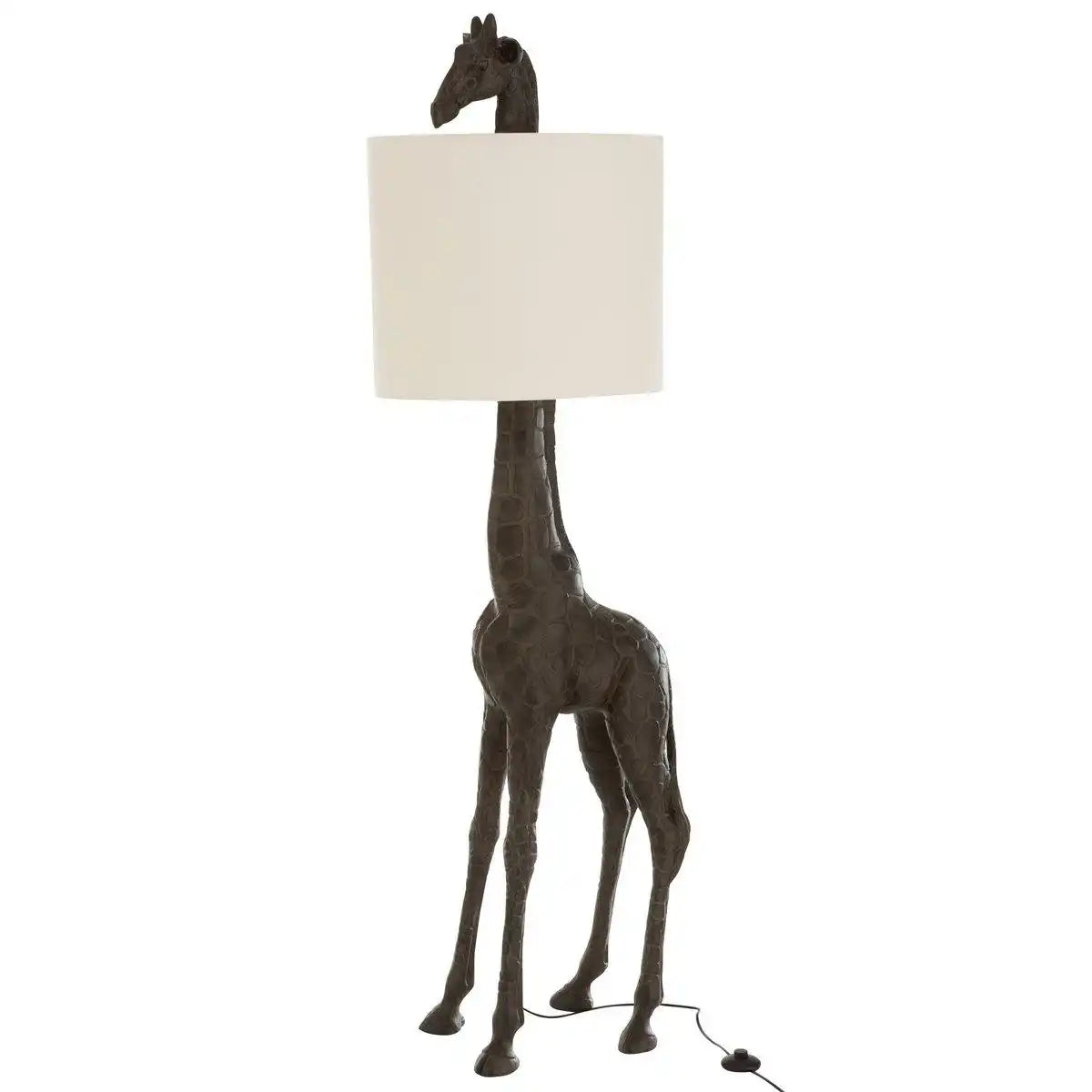 J-Line Lampe Giraffe - Polyresin - Dunkelbraun - HomeDesign Knaus