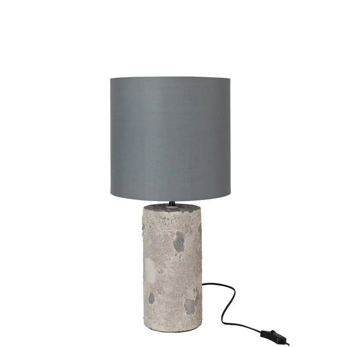 J-Line Lampe Greta - Steingut - Grau - klein - HomeDesign Knaus
