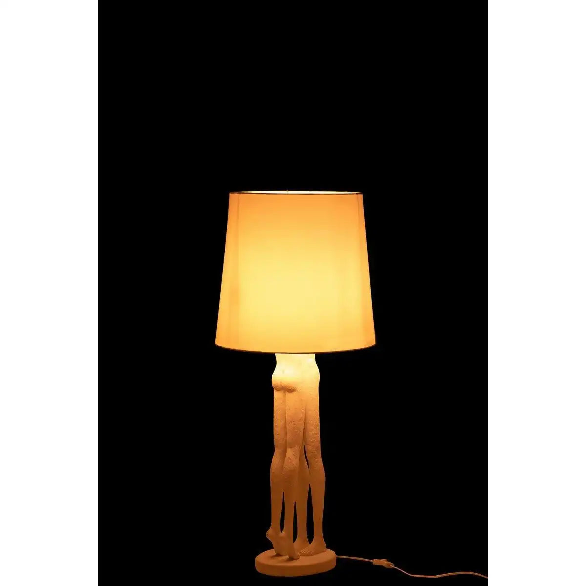 J-Line Lampe Koppel - Kunststoff - weiß - klein - HomeDesign Knaus