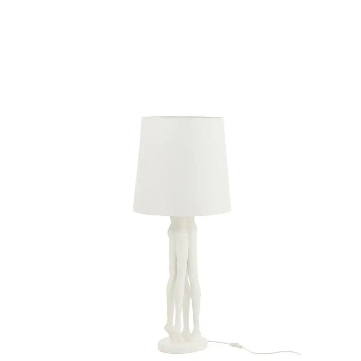 J-Line Lampe Koppel - Kunststoff - weiß - klein - HomeDesign Knaus