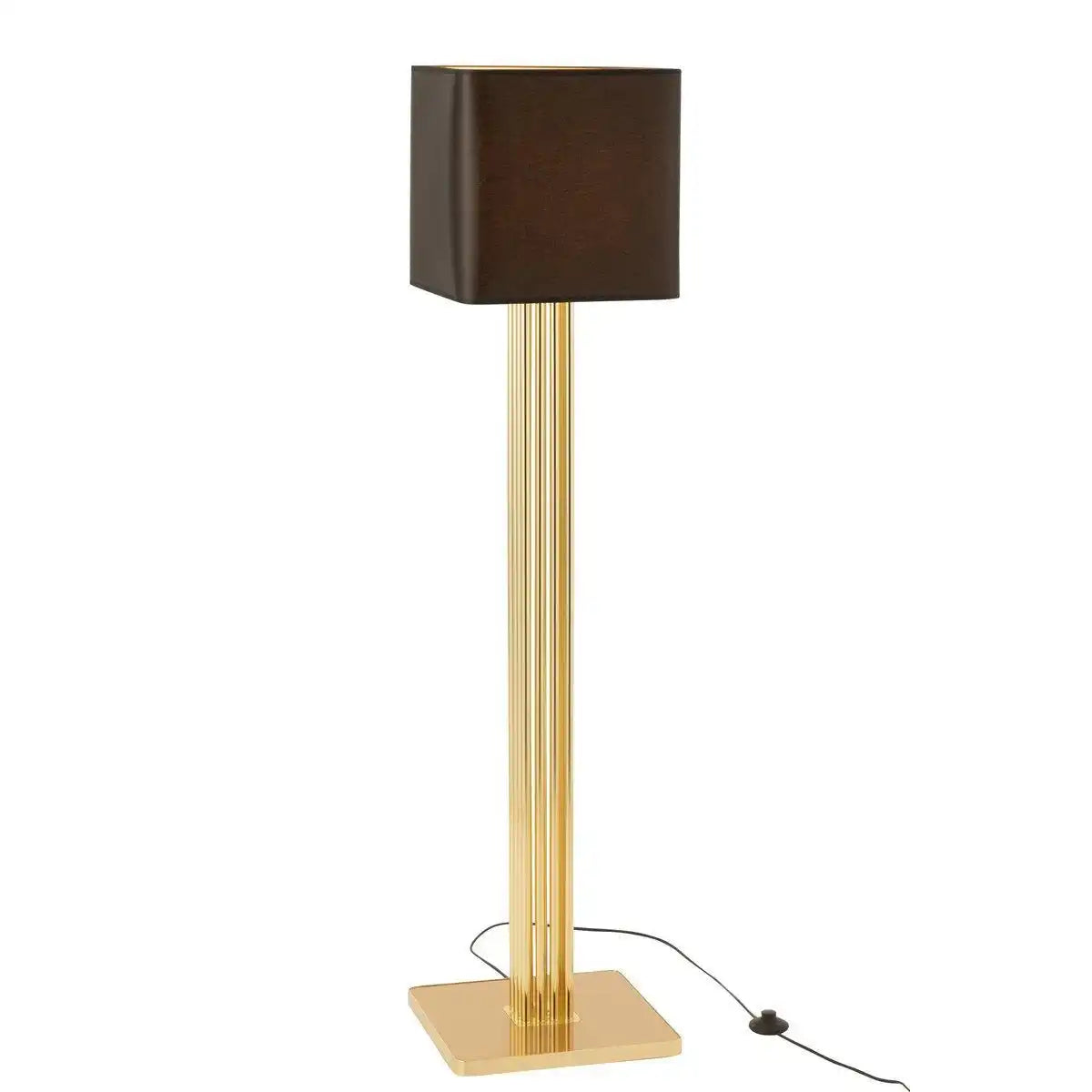 J-Line Lampe Moderna - Metall/Textil - Gold - HomeDesign Knaus