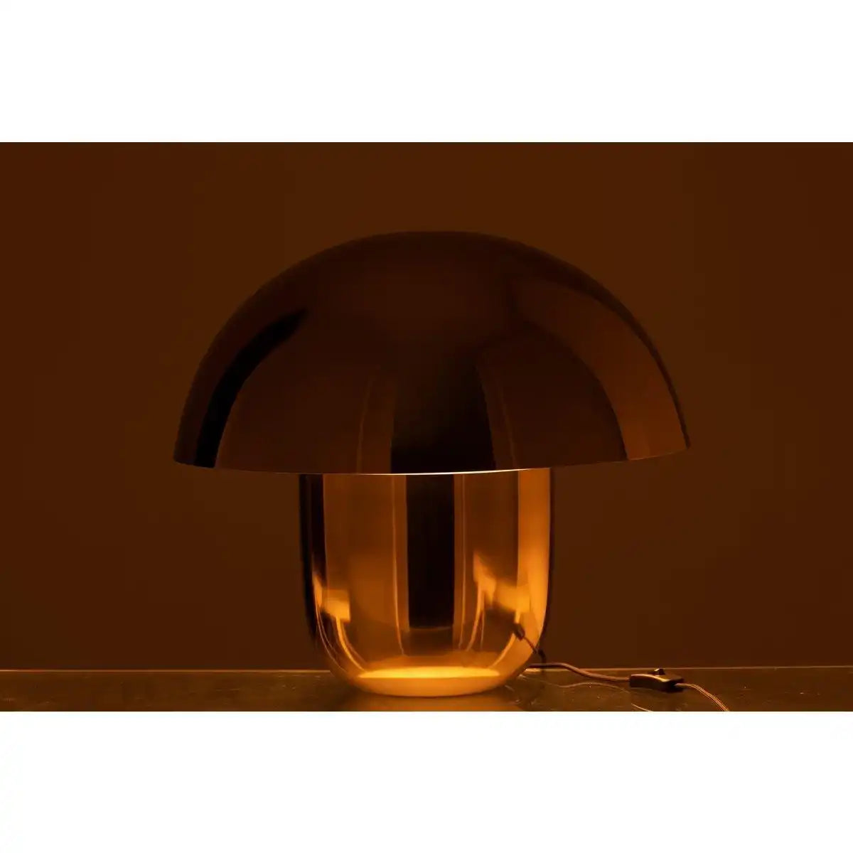 J-Line Lampe Mushroom – Eisen – Gold – groß - HomeDesign Knaus