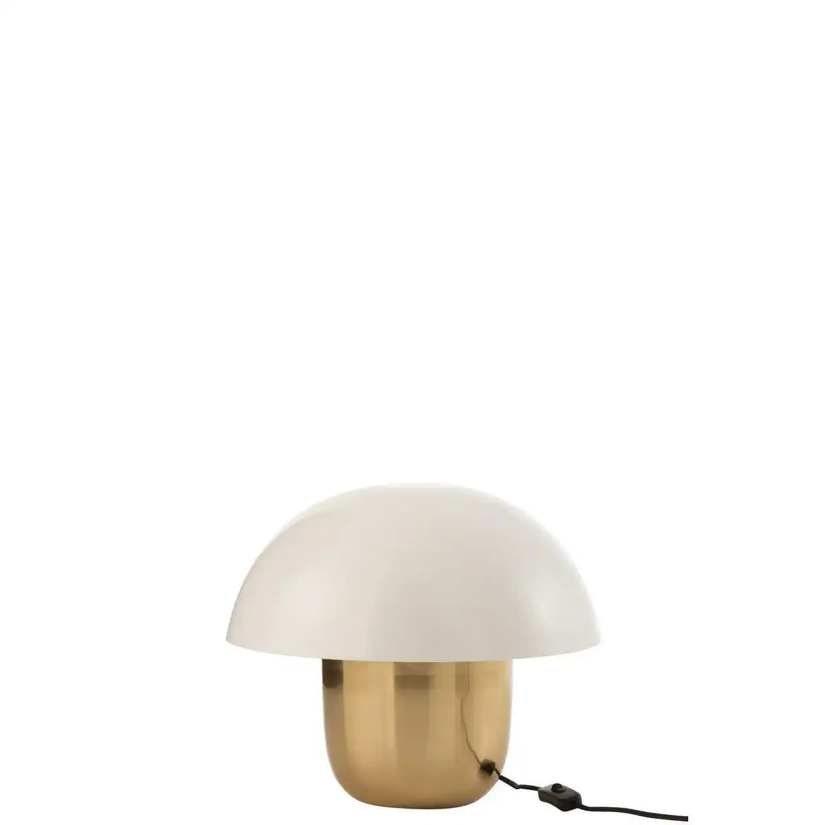 J-Line Lampe Mushroom - Eisen - Weiß/Gold - klein - HomeDesign Knaus