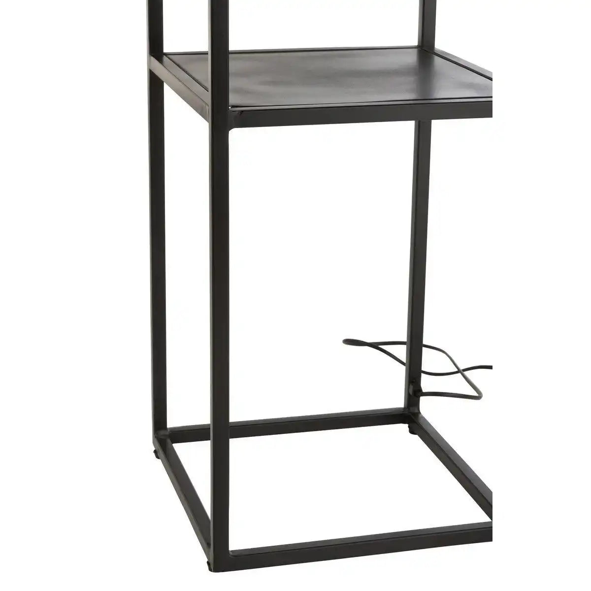 J-Line Lampe Quadratisch Eisen/Jute Natur/Schwarz - HomeDesign Knaus