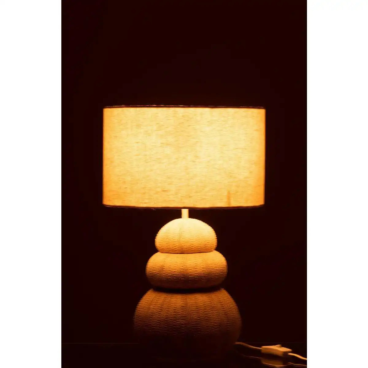 J-Line Lampe Sea Urchin - Polyersin - Beige - HomeDesign Knaus