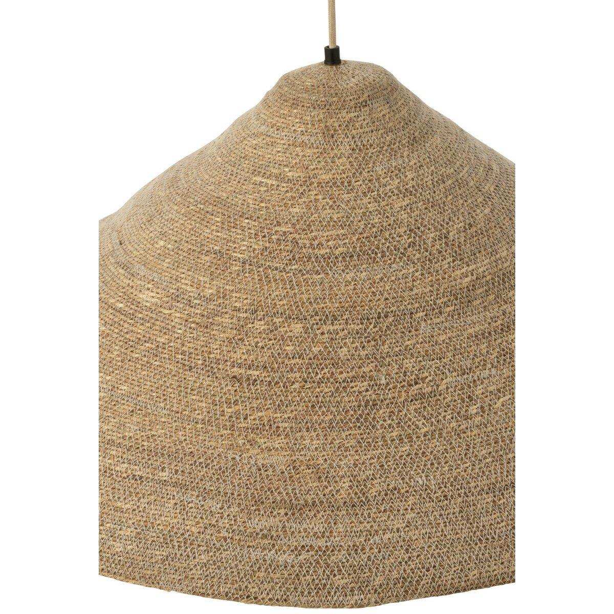 J-Line Lampenhut Moonj – Gras – Natur – groß - HomeDesign Knaus