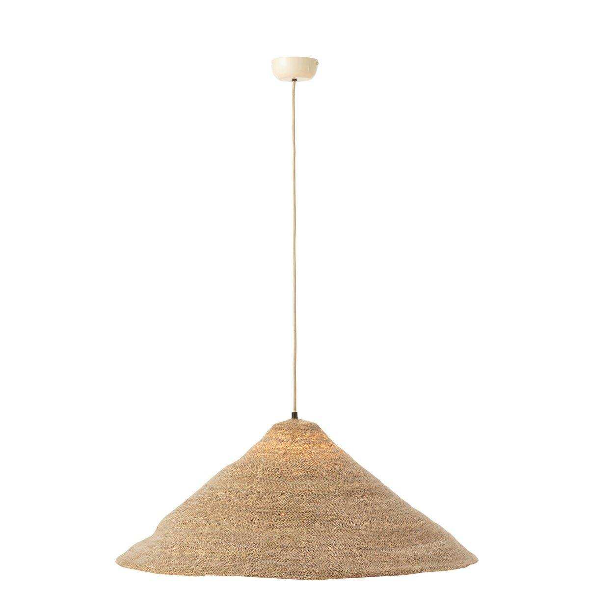 J-Line Lampenhut Moonj – Gras – Natur – groß - HomeDesign Knaus