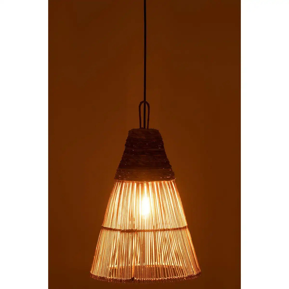 J-Line Lampenschirm Cone – Rattan – Natur - HomeDesign Knaus