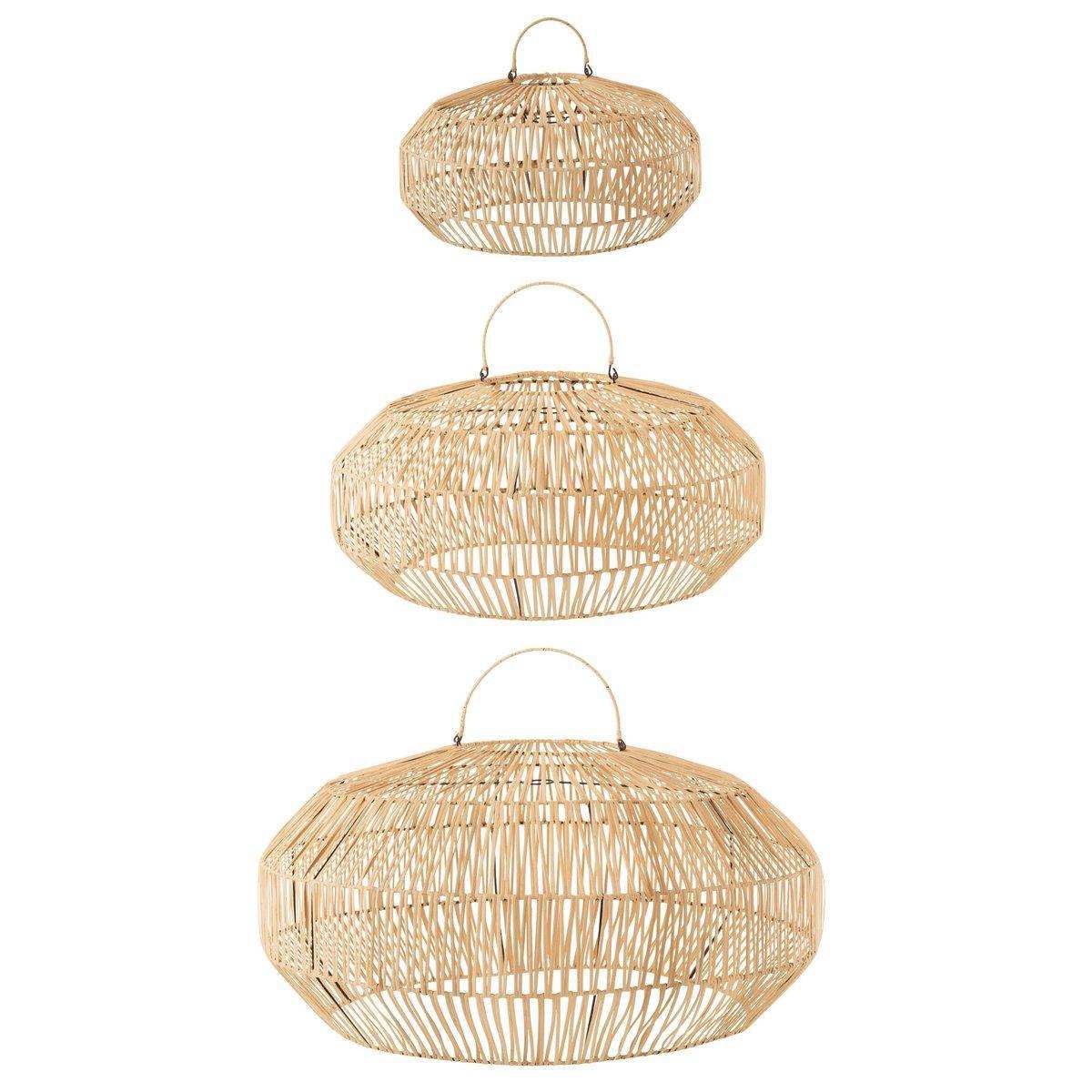 J-Line Lampenschirme – Rattan – Natur – - HomeDesign Knaus