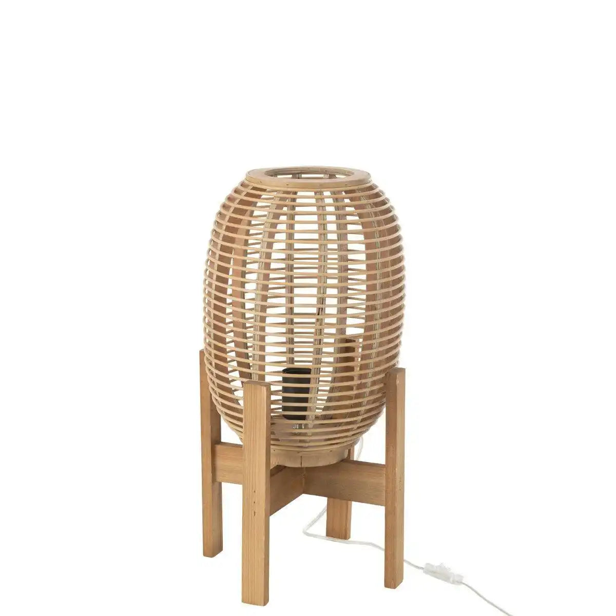 J-Line Lampenständer Noa – Holz – Natur – klein - HomeDesign Knaus