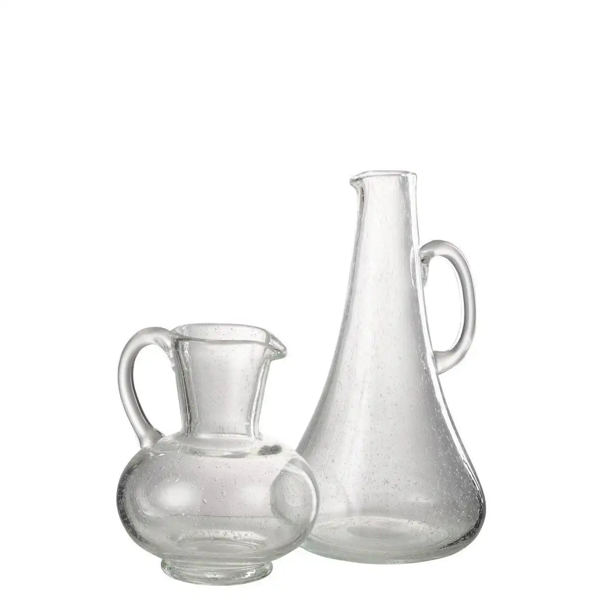 J-Line Lange Karaffe – Glas – transparent - HomeDesign Knaus