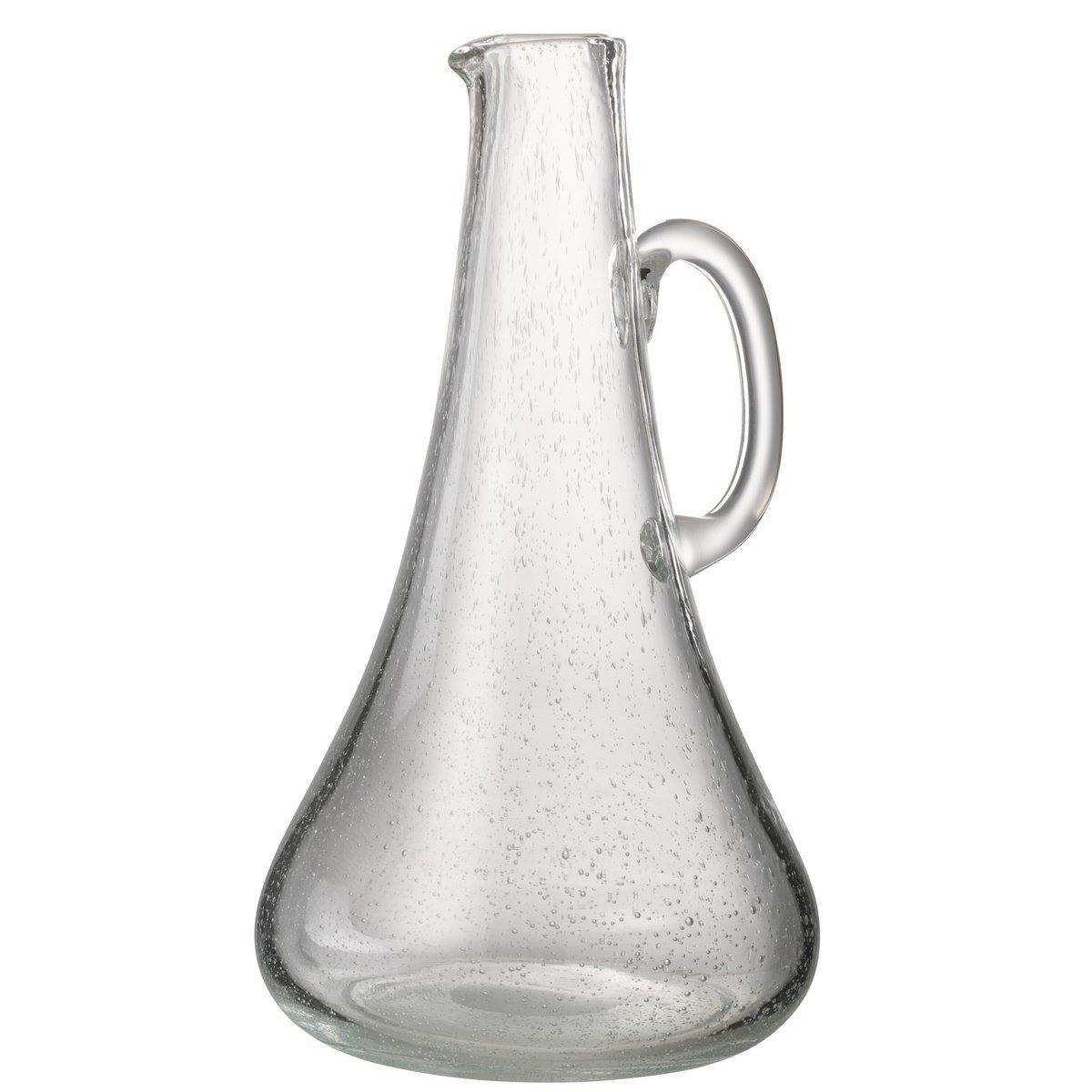 J-Line Lange Karaffe – Glas – transparent - HomeDesign Knaus