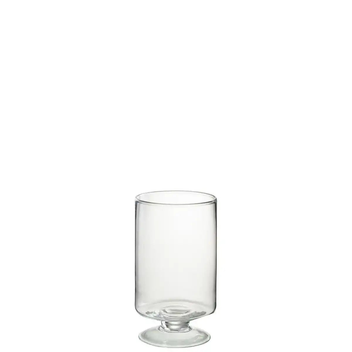 J-Line Laterne auf Fuß Rund - Glas - Transparent - Klein - HomeDesign Knaus