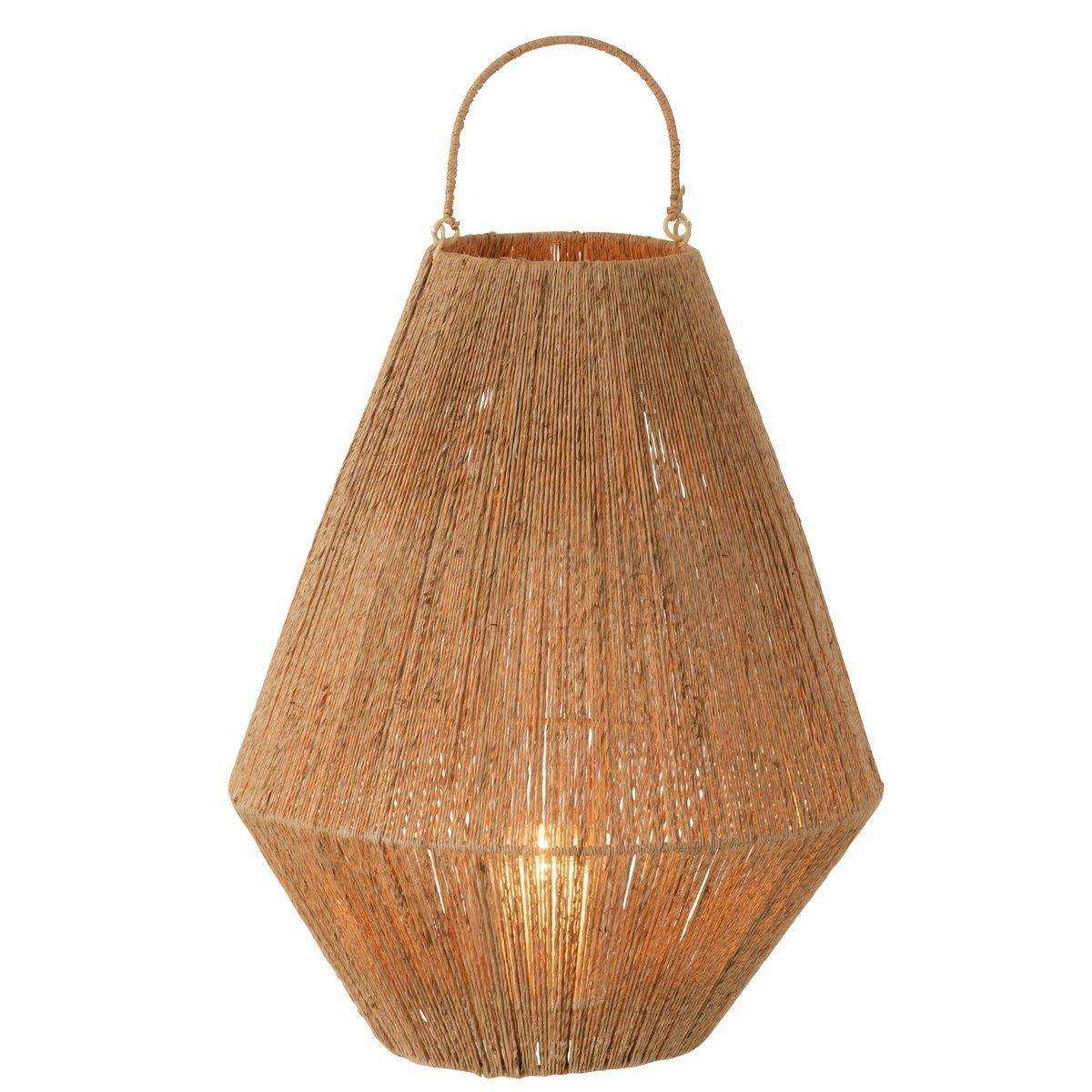 J-Line Laterne Dantya - Jute - Natur - HomeDesign Knaus