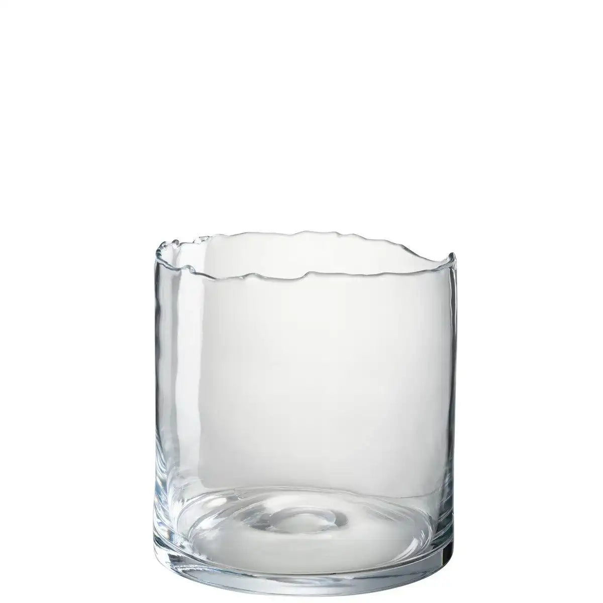 J-Line Laterne „Irregular Edge“ – Kerzenhalter – Glas – transparent - HomeDesign Knaus
